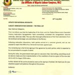 Federal Government, SSUCOEN Finalise Colleges of Education Renegotiation, Agreement Awaits Signing